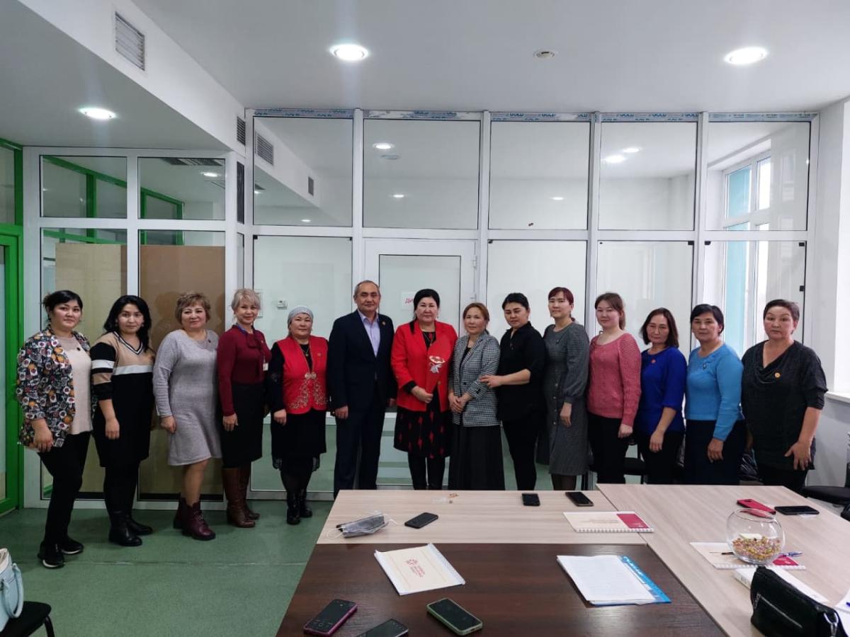 БІРЛЕСТІКТІҢ ЖАМБЫЛ ОБЛЫСТЫҚ ФИЛИАЛЫНДА ДӨҢГЕЛЕК ҮCТЕЛ ӨТТІ
