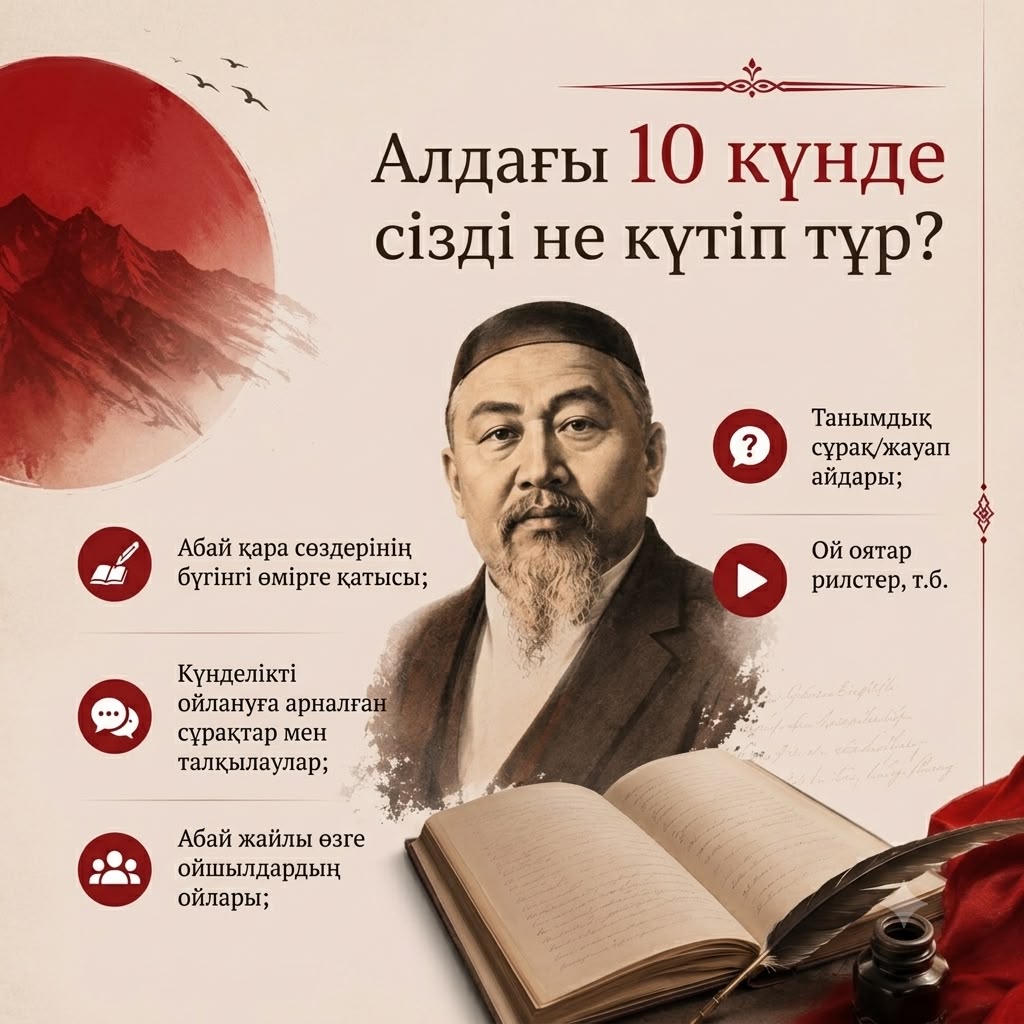 «Десятидневка Абая»: инициатива по укреплению гражданского сознания и духовных ценностей